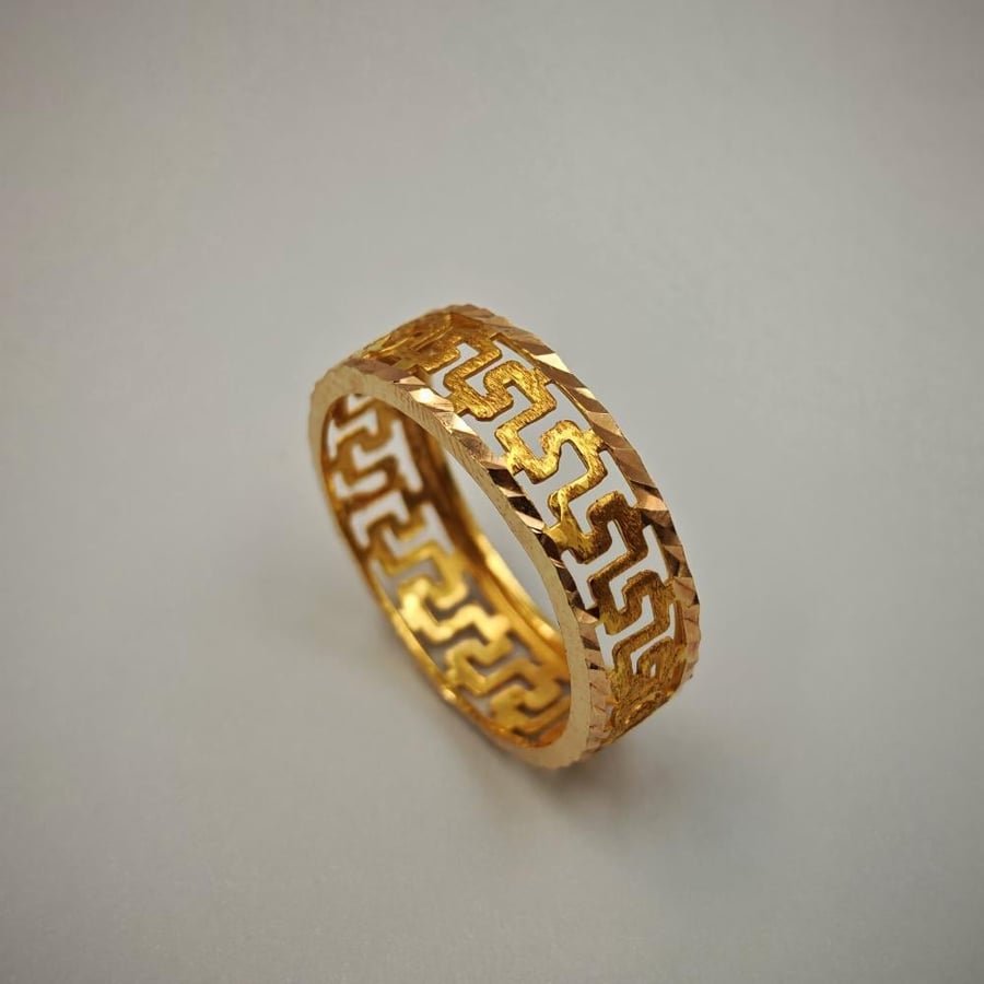 خاتم ذهب عيار 21