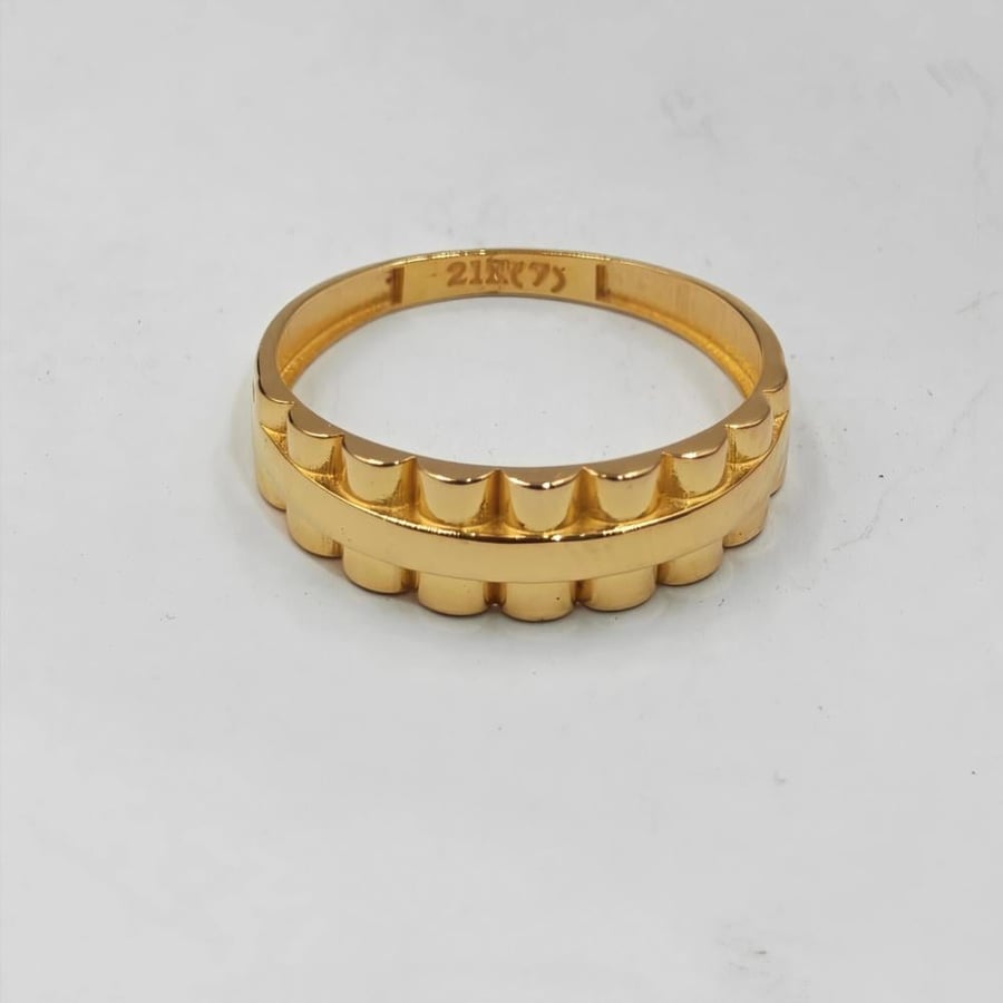 خاتم ذهب عيار - 21K Gold Ring