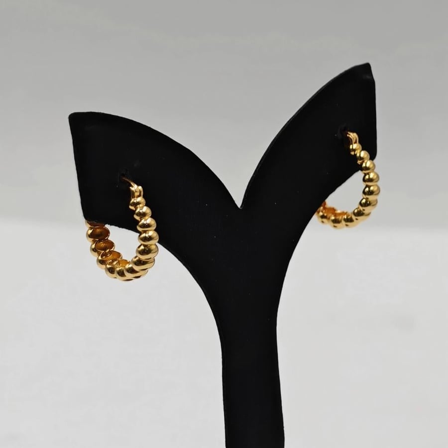 حلق ذهب عيار 21 - 21K Gold Earrings