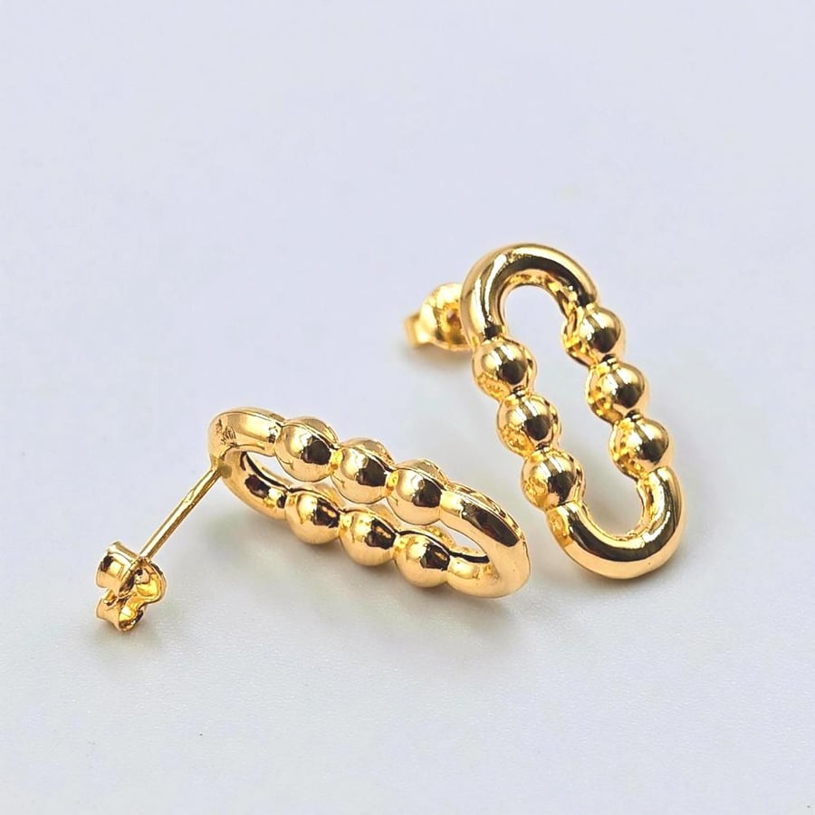 Earring 18K Gold - حلق ذهب عيار 18