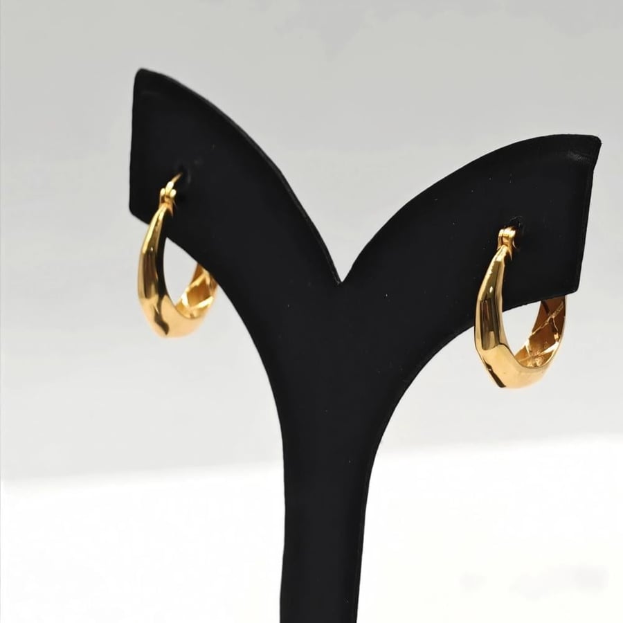 حلق ذهب عيار 21 - 21K Gold Earrings