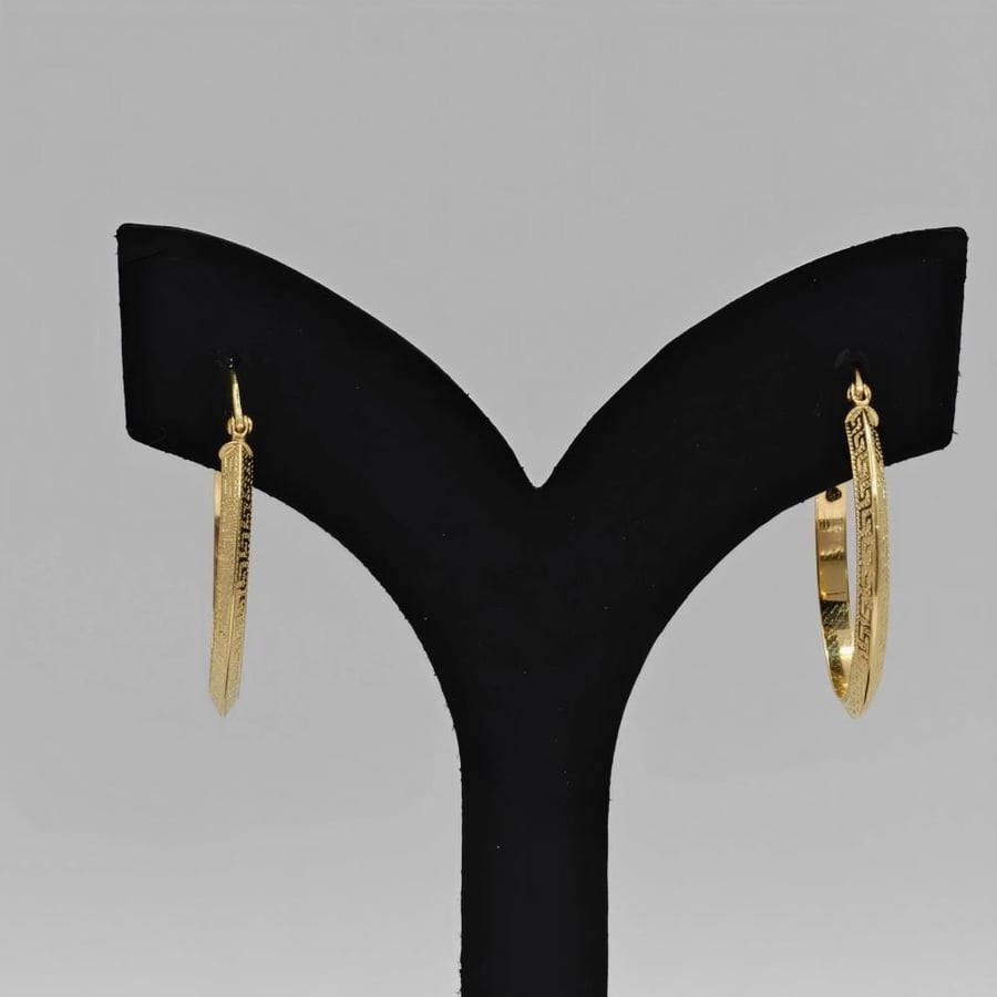 Earring 18K Gold - حلق عيار 18