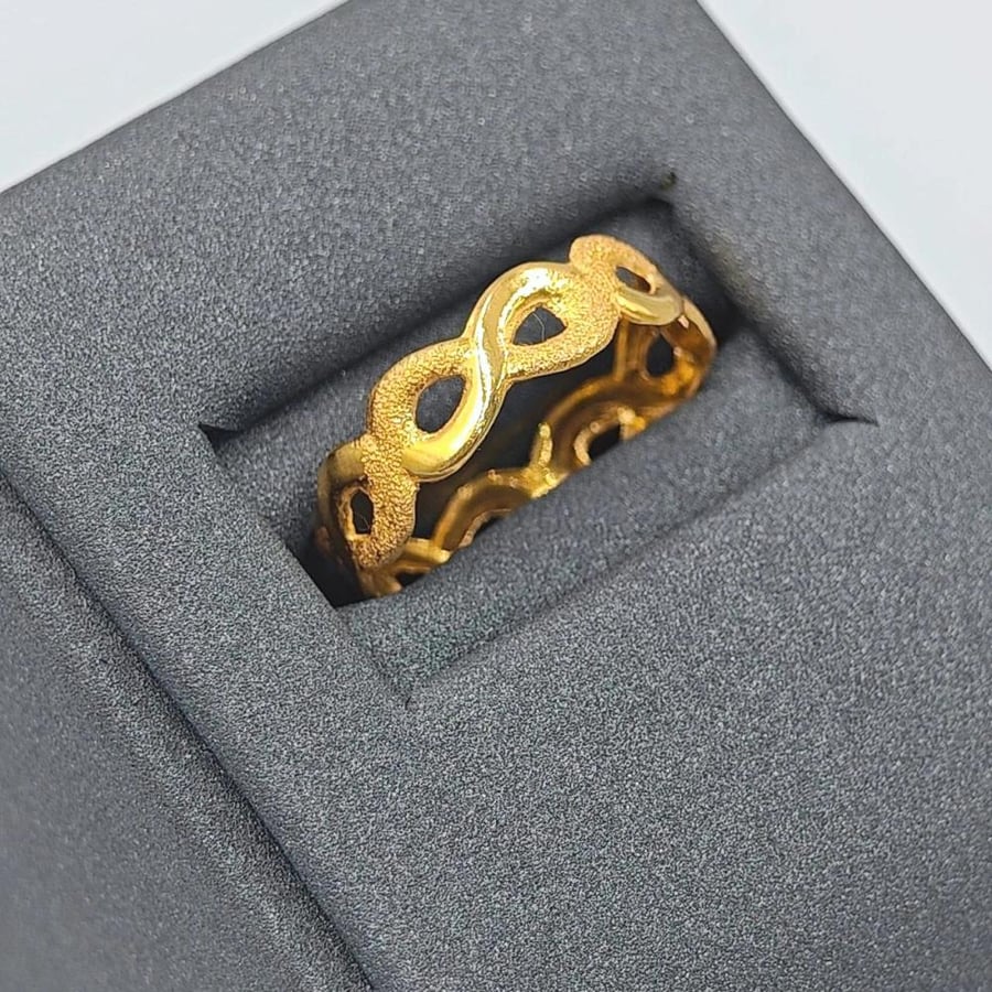 18K Gold Ring - خاتم ذهب عيار 18
