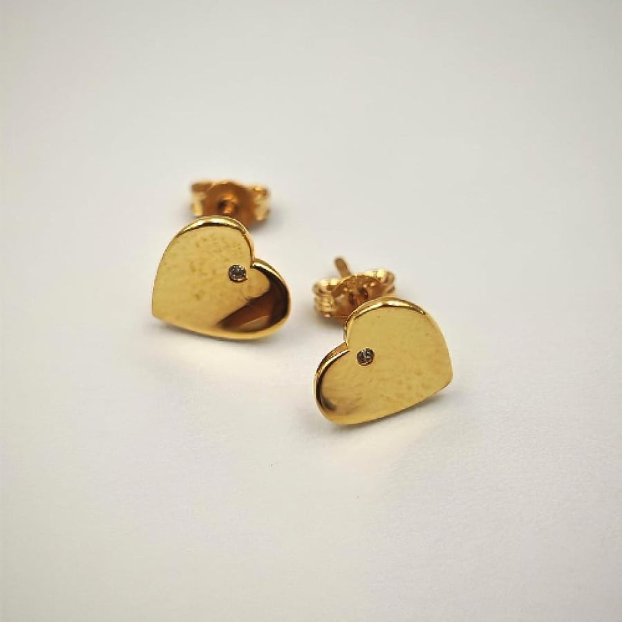 18K Earrings - حلق عيار 18
