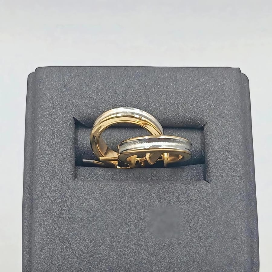 18k Earrings Gold - حلق عيار 18