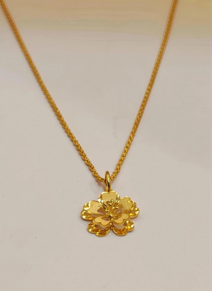 عقد ذهب عيار 21 - Necklace 21k