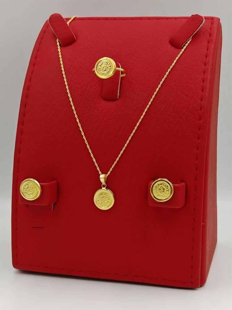 Coin Set 18k Gold