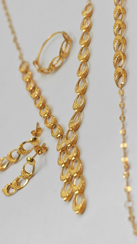 طقم ذهب عيار 21 - 21K Gold Set