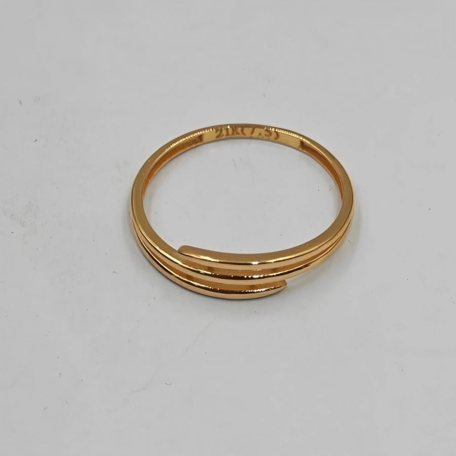 خاتم ذهب عيار - 21K Gold Ring