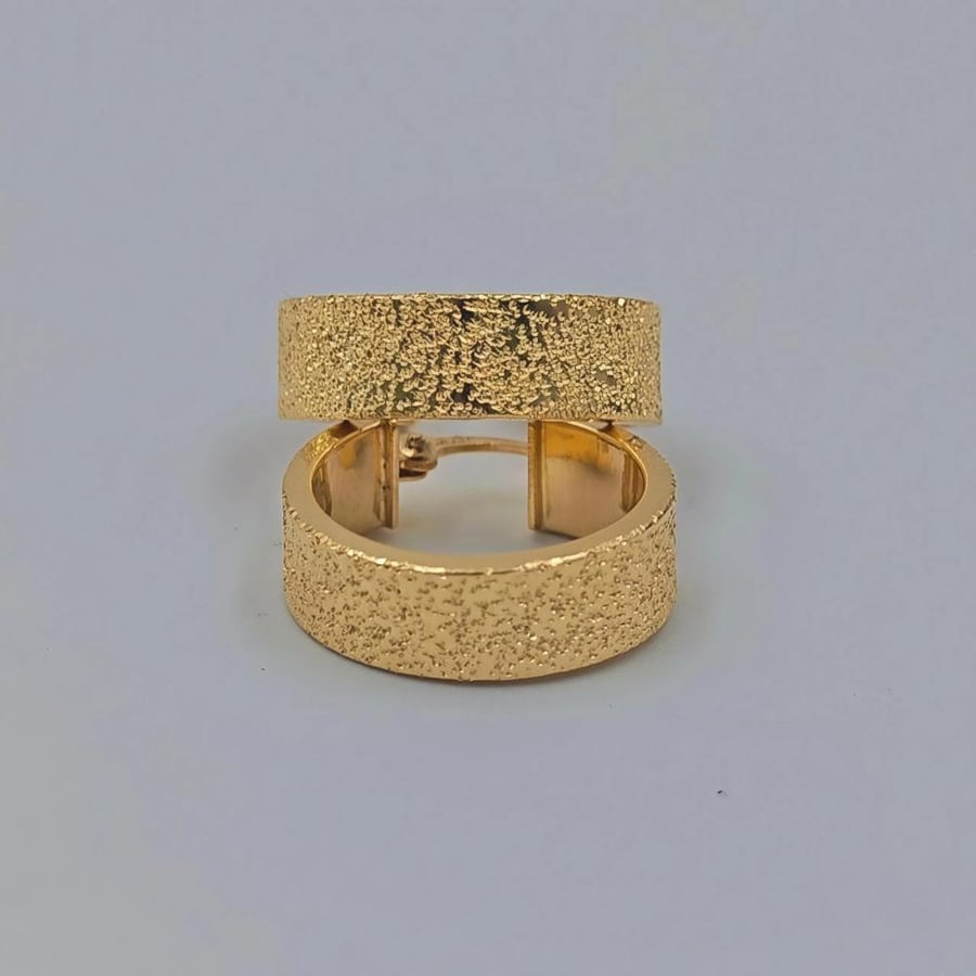18k Earrings Gold - حلق عيار 18