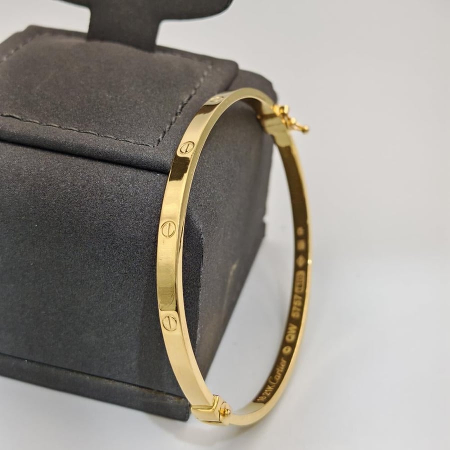 إسوارة كارتير عيار 18 - Cartier Bangle 18K