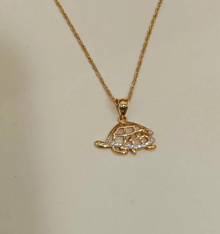 عقد ذهب عيار 21 - Necklace 21k