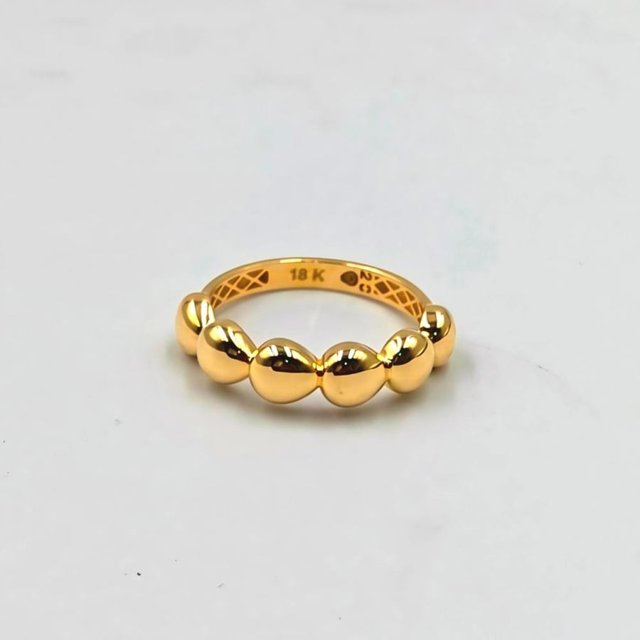 18K Gold Ring - خاتم ذهب عيار 15