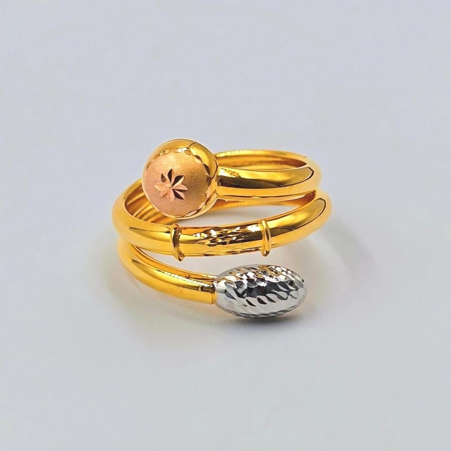 21K Gold Ring - خاتم ذهب عيار 21