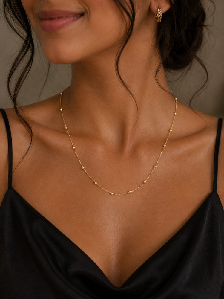 عقد عيار 18 - Necklace gold 18K