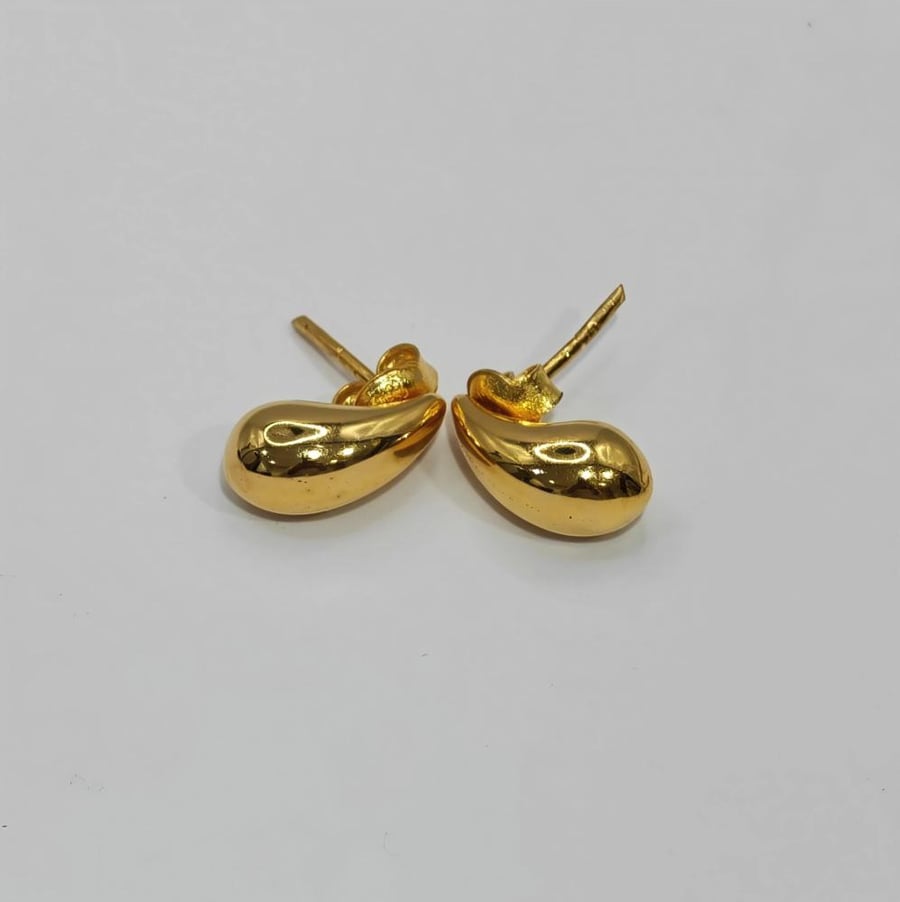 حلق ذهب عيار 21 - 21K Gold Earrings