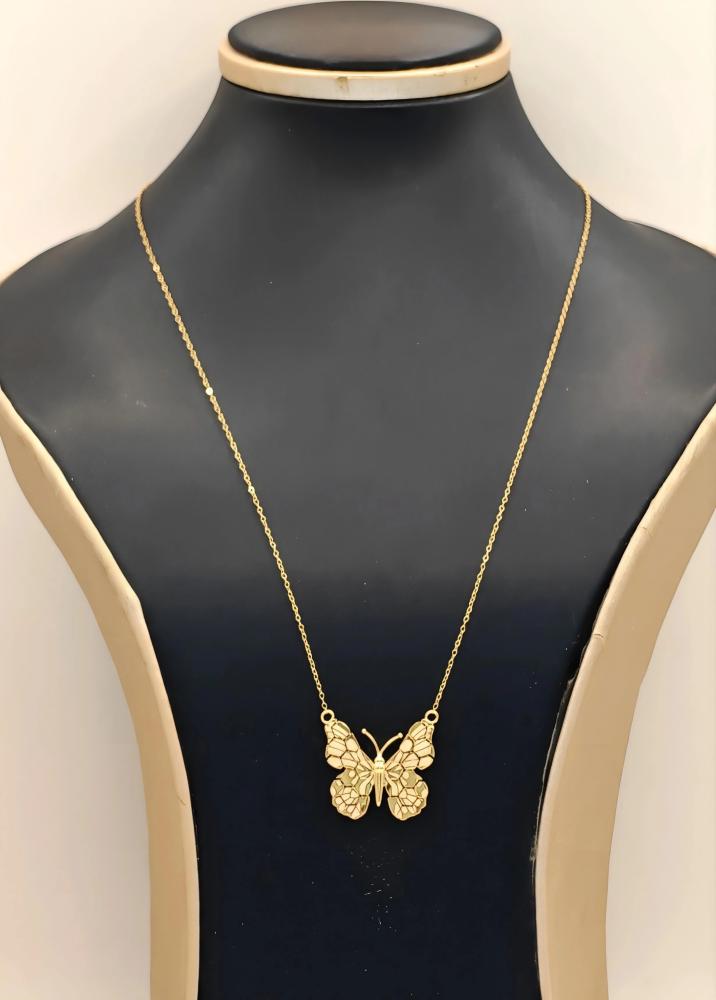 عقد فرشات ذهب عيار 21 - 21K Gold Necklace