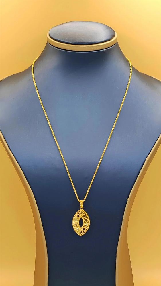 عقد ذهب عيار 21 - Necklace 21k