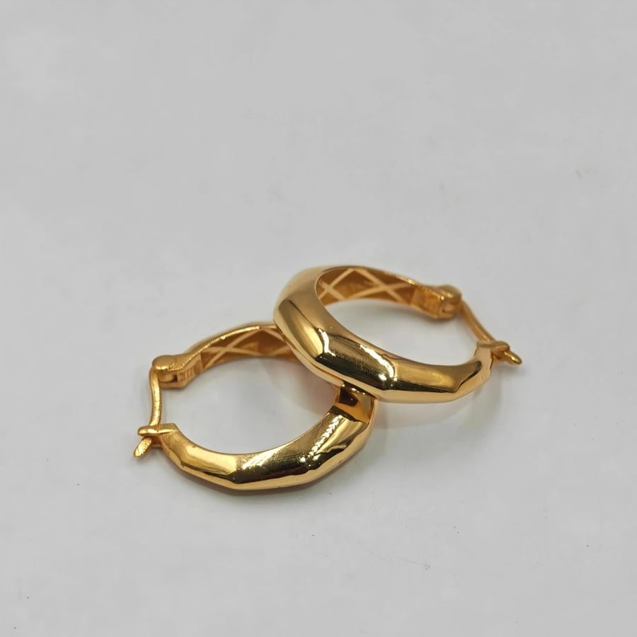 حلق ذهب عيار 21 - 21K Gold Earrings