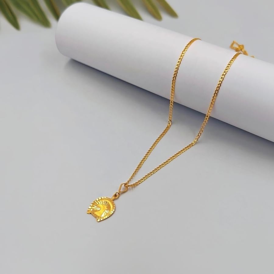 21K Necklace - عقد ذهب عيار 21