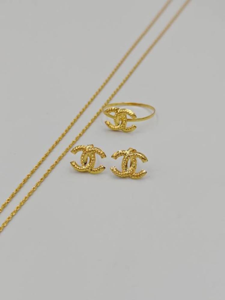 Set 18k Gold - عقد ذهب عيار 18