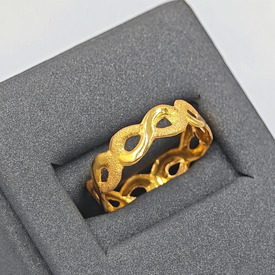 18K Gold Ring - خاتم ذهب عيار 18