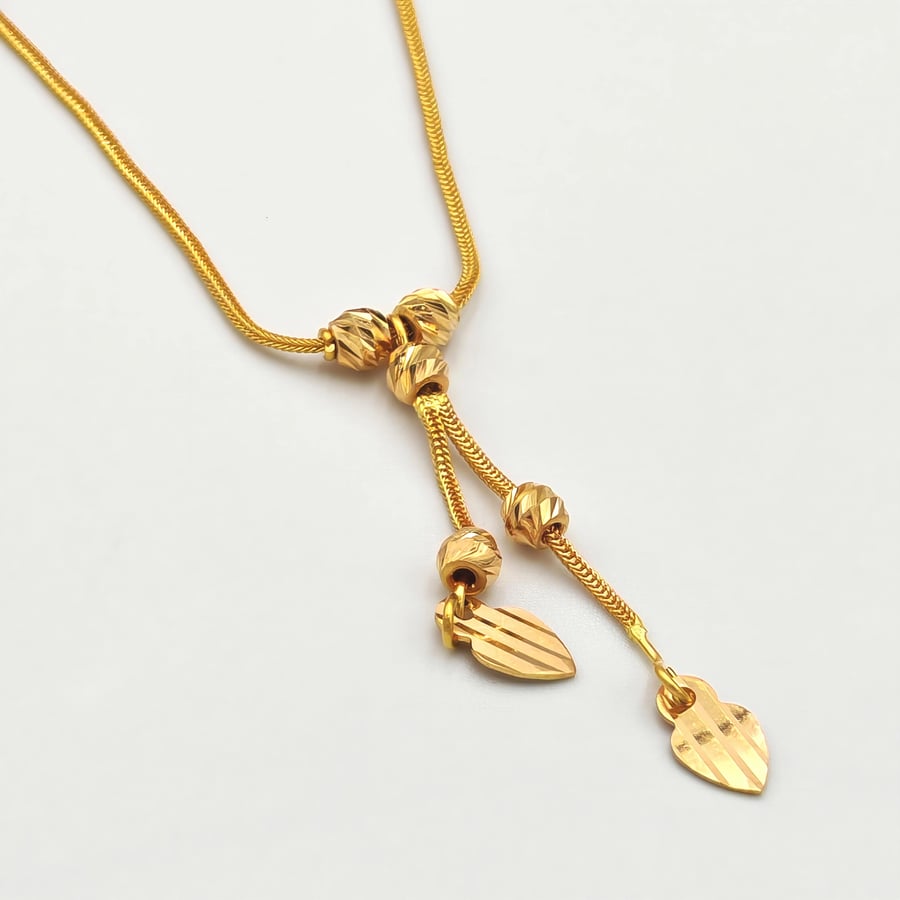 Necklace 21k Gold - عقد سبحة ذهب عيار 21