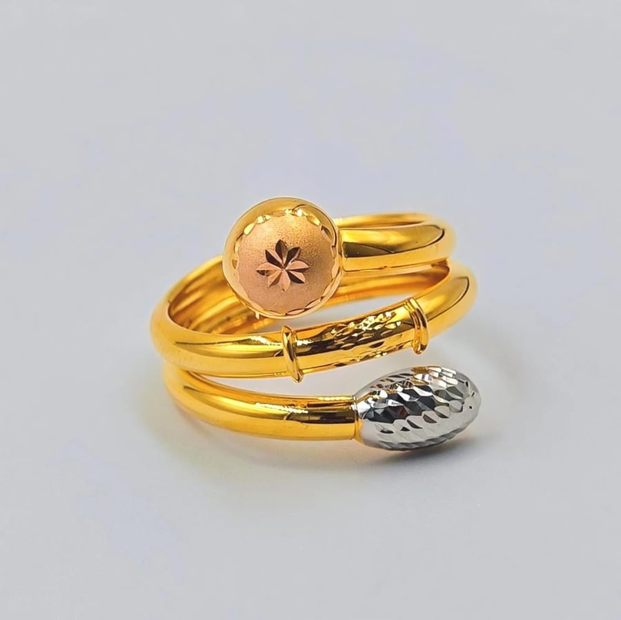 21K Gold Ring - خاتم ذهب عيار 21