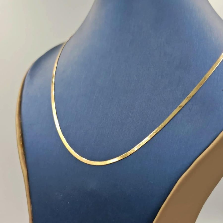 Flat Chain 18k - عقد ذهب عيار ١٨