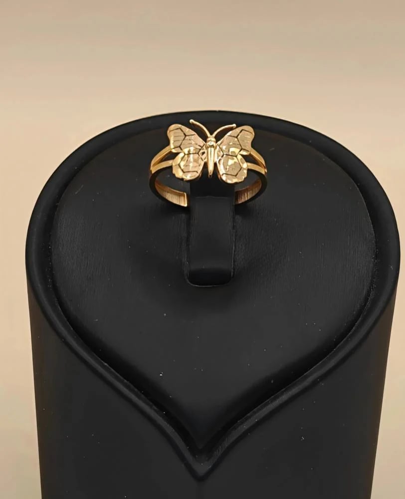خاتم الفراشه الهبه  ذهب عيار 21- 21k Gold Ring