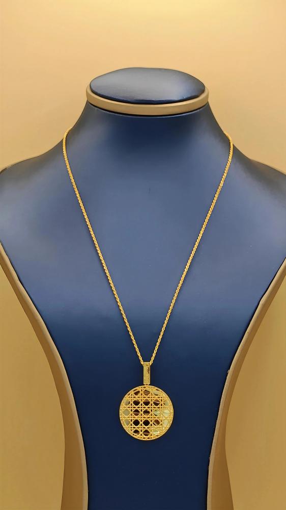 عقد ذهب عيار 21 - Necklace 21k