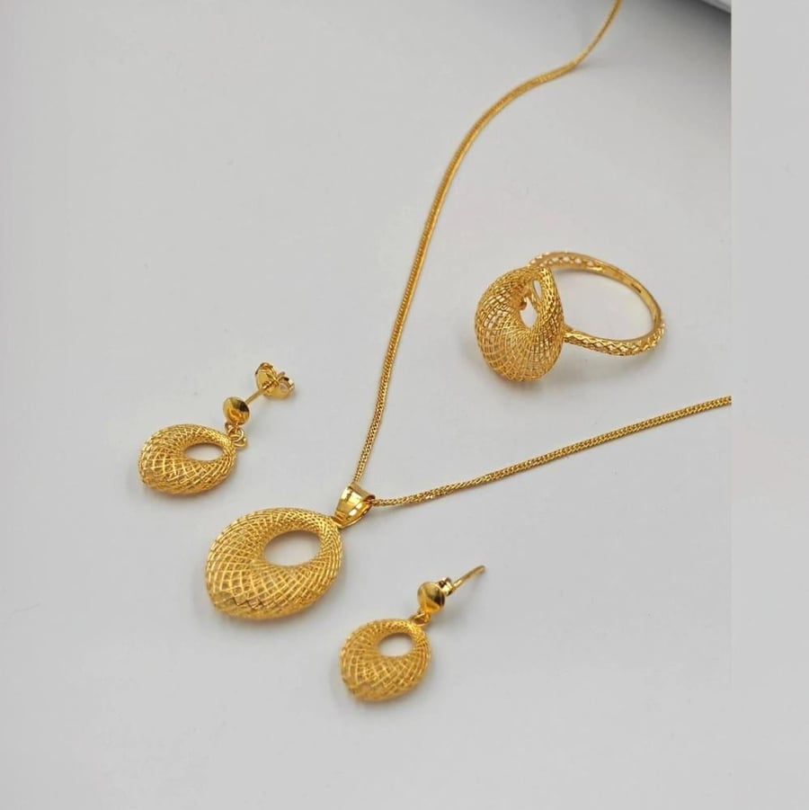 21K Gold Set - طقم ذهب عيار 21