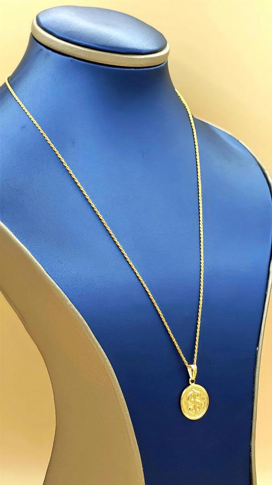 عقد ذهب عيار 21 - Necklace 21k