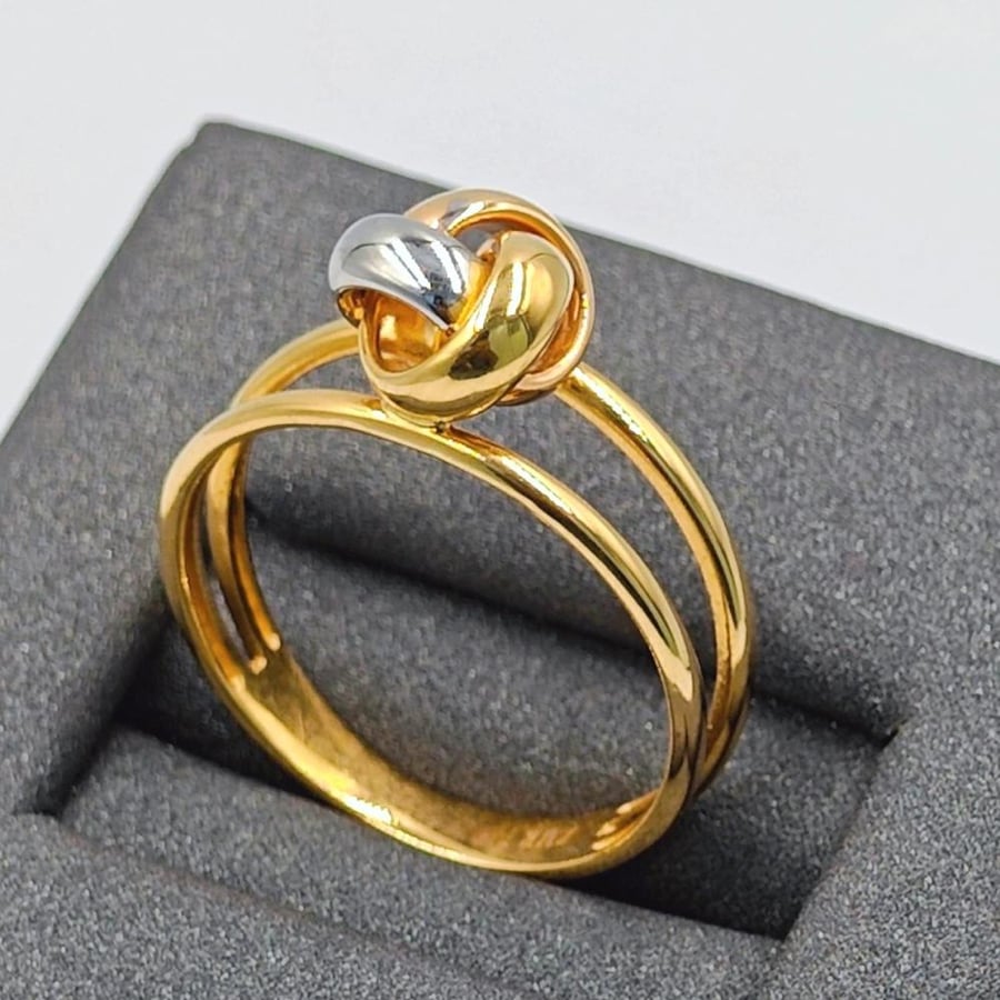18K Gold Ring - خاتم ذهب عيار 18