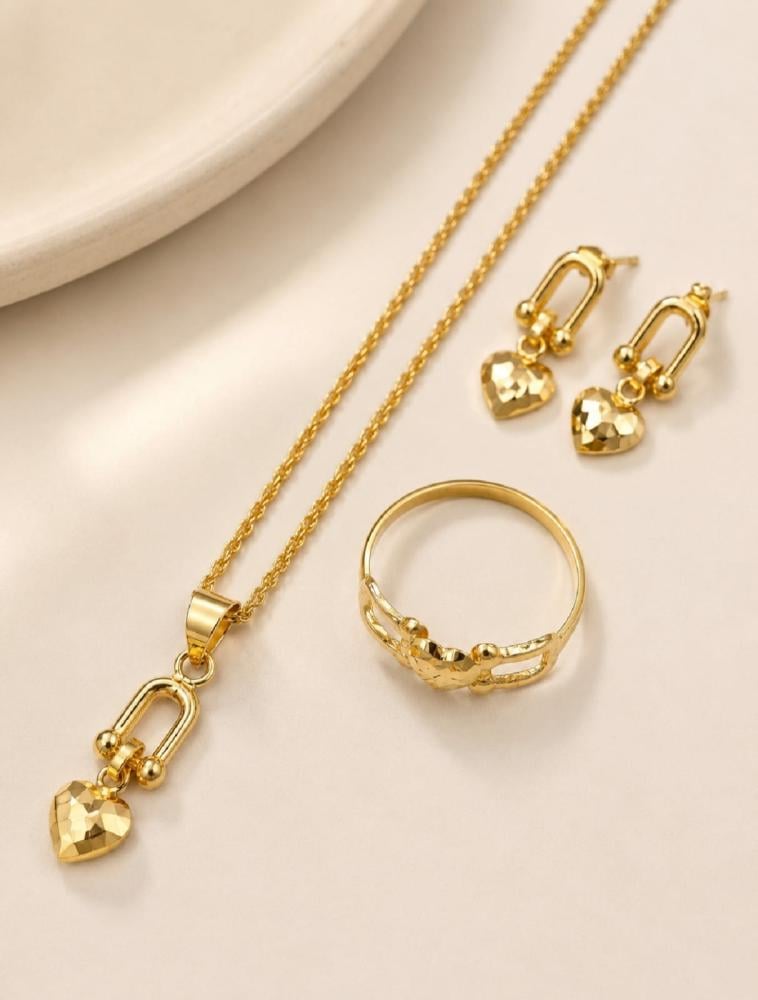 طقم ذهب عيار 18 18K Gold Set