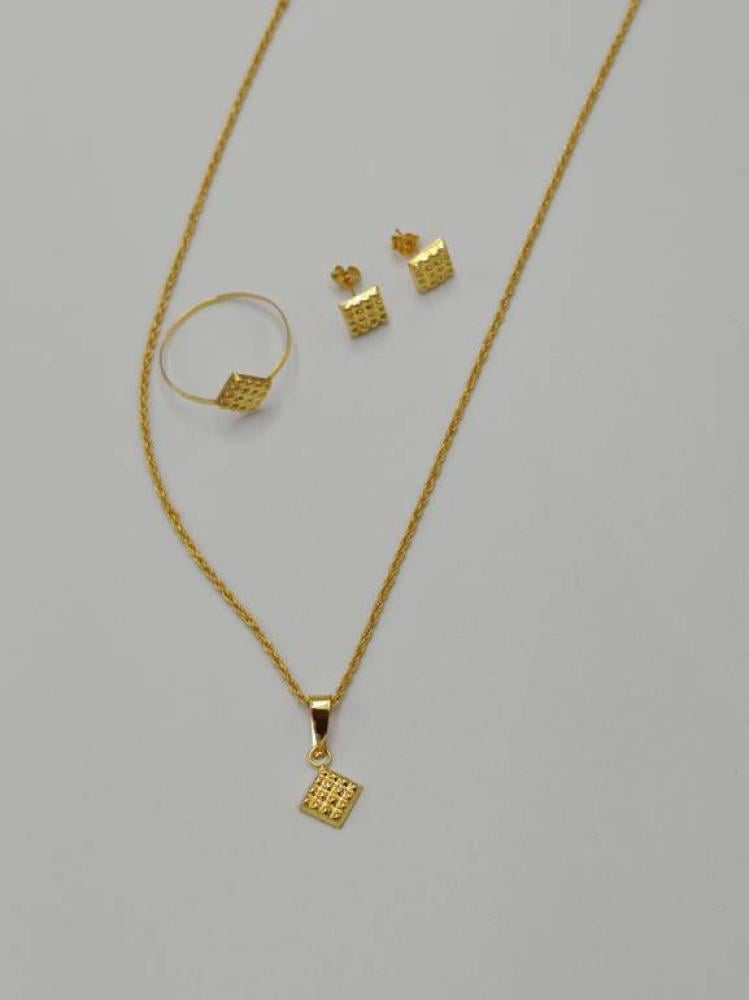 Set 18k Gold - عقد ذهب عيار 18