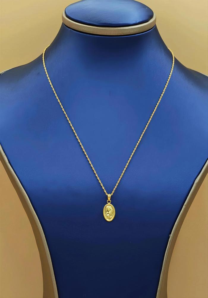 عقد ذهب عيار 21 - Necklace 21k