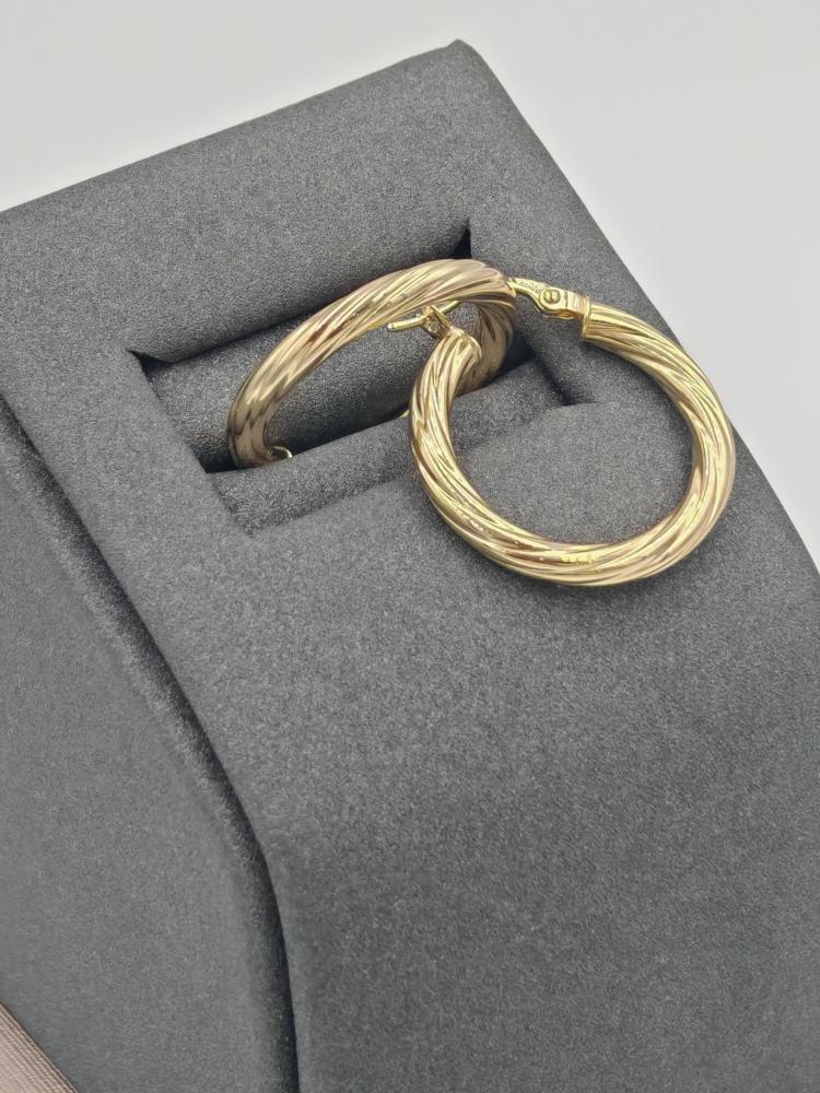 Earring 18K Gold - حلق ذهب عيار 18