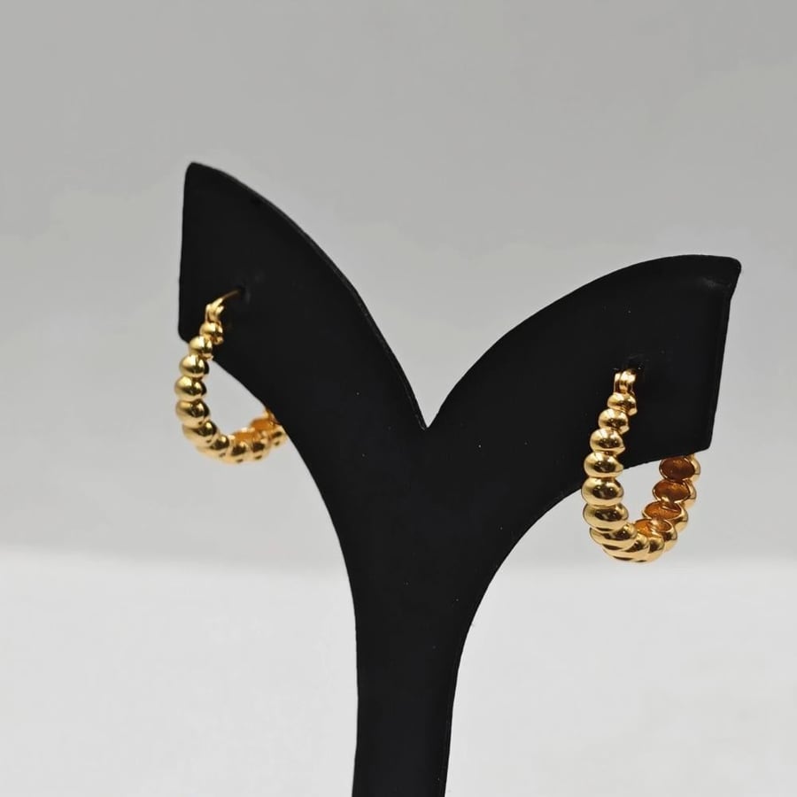 حلق ذهب عيار 21 - 21K Gold Earrings