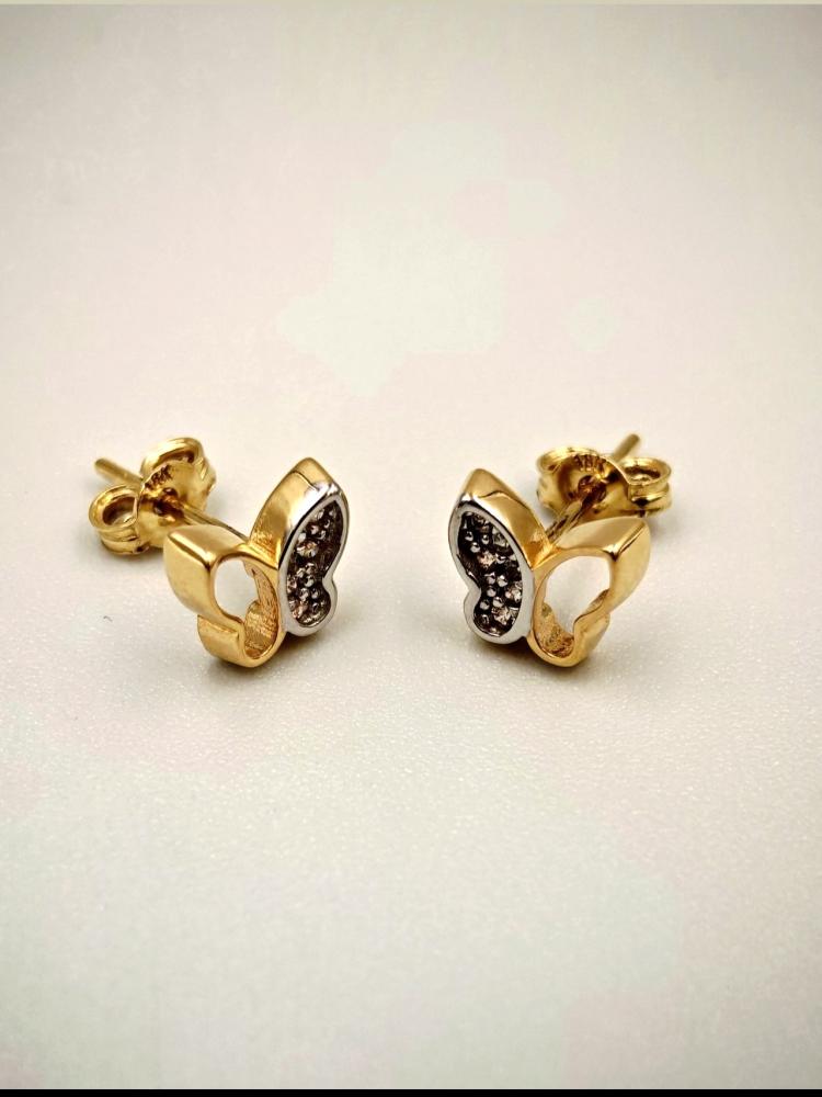 Earring 18K Gold - حلق عيار 18