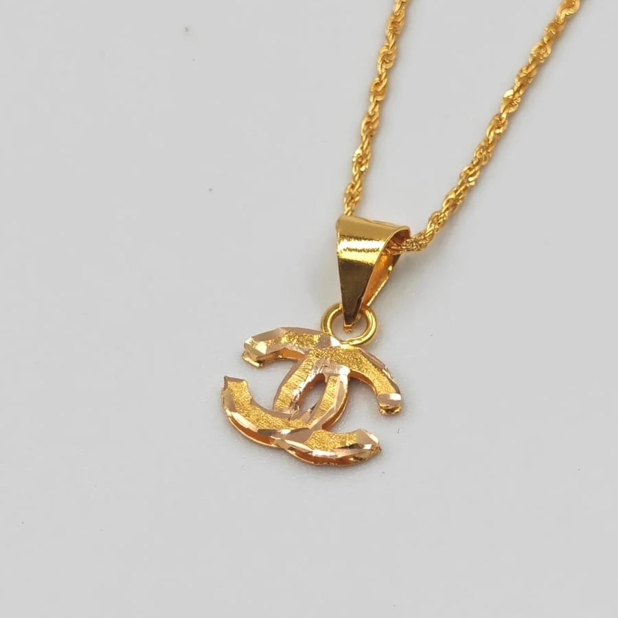 18K Gold Chanel Set - طقم ذهب شانيل عيار 18