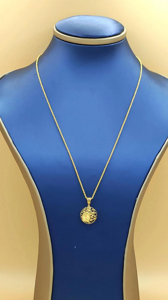 عقد ذهب عيار 21 - Necklace 21k