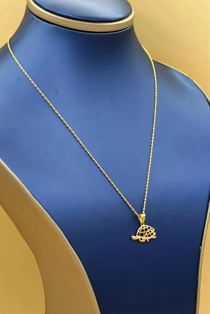 عقد ذهب عيار 21 - Necklace 21k
