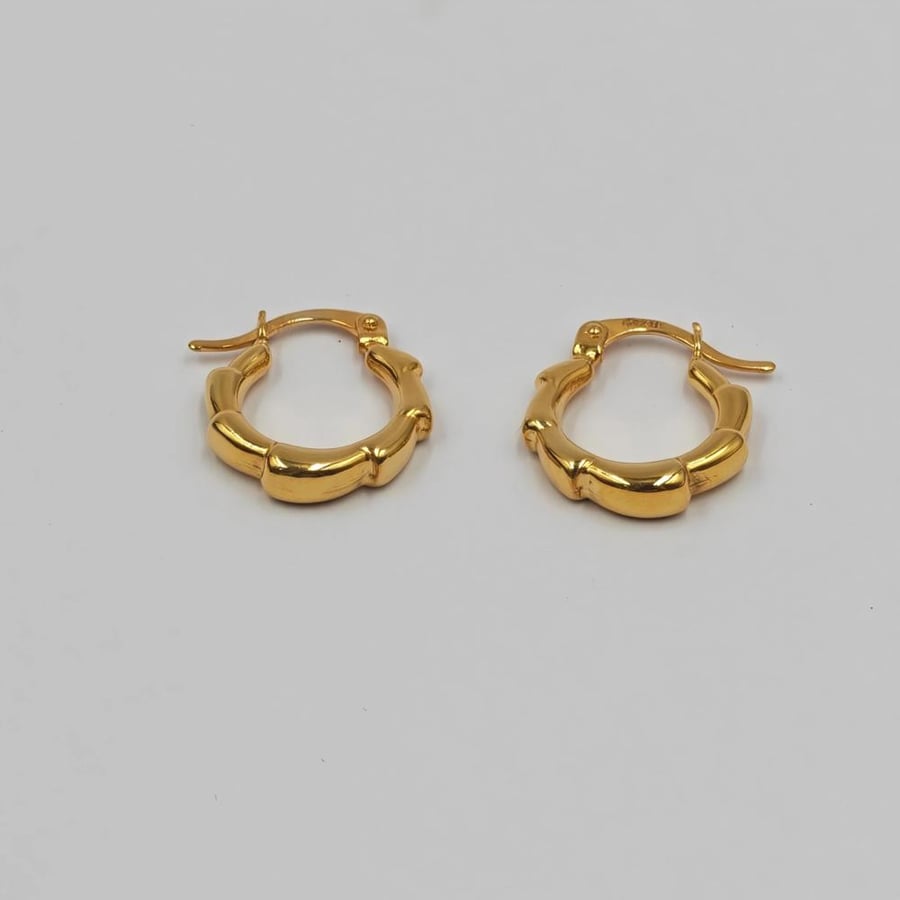 حلق ذهب عيار 21 - 21K Gold Earrings