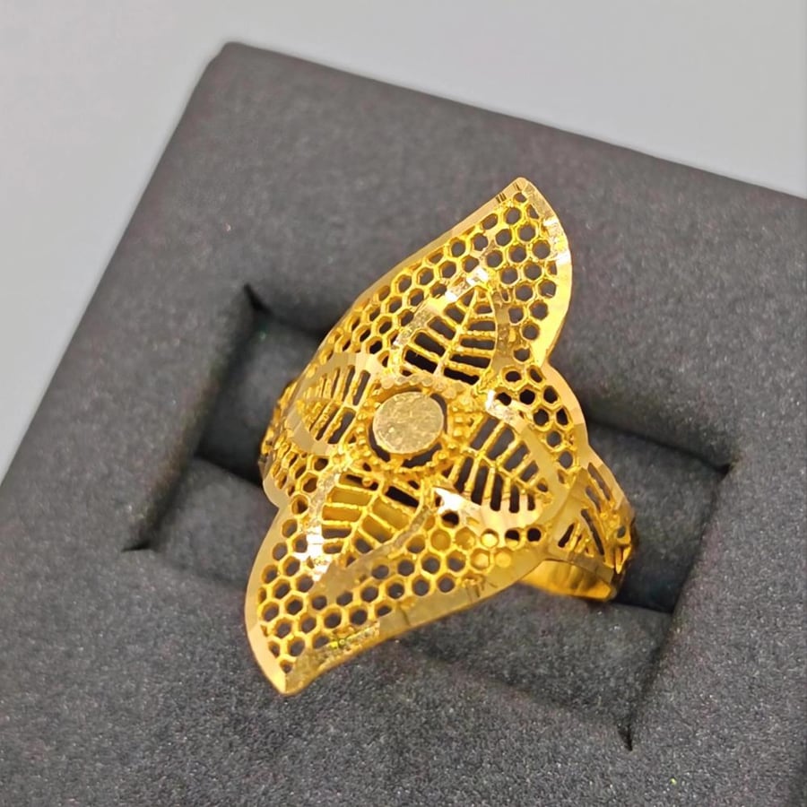 21K Gold Ring - خاتم ذهب عيار 21
