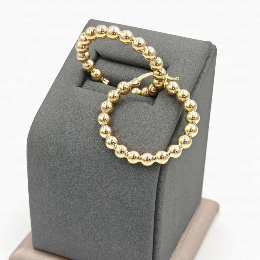 18K Earrings - حلق عيار 18