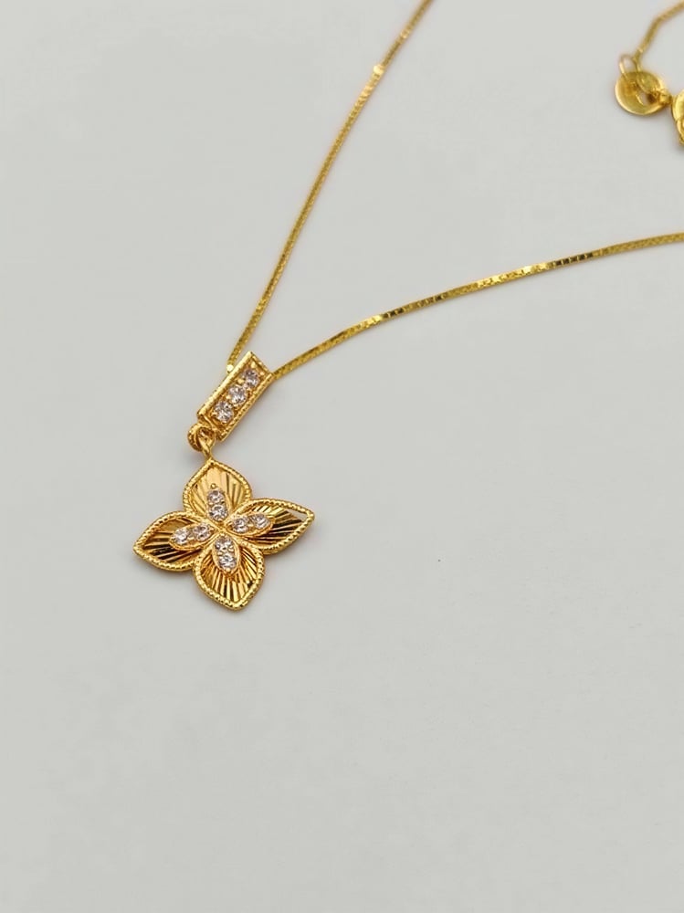 Necklace 21k Gold - عقد ذهب عيار 21