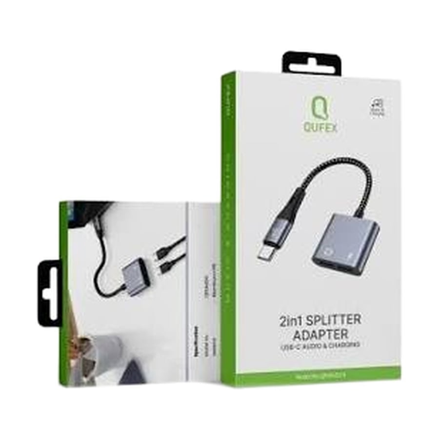 مقسم 2 في 1 USB-C للصوت والشحن