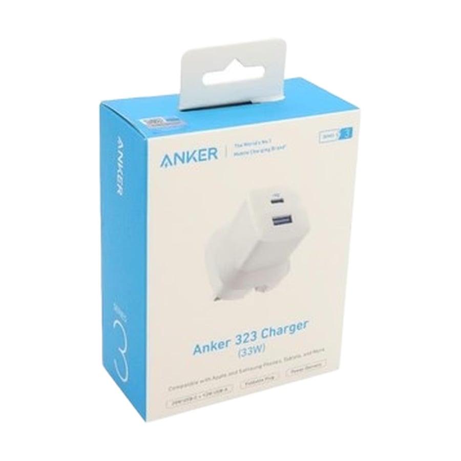 شاحن Anker 323 بقدرة 33 واط USB-A وUSB-C