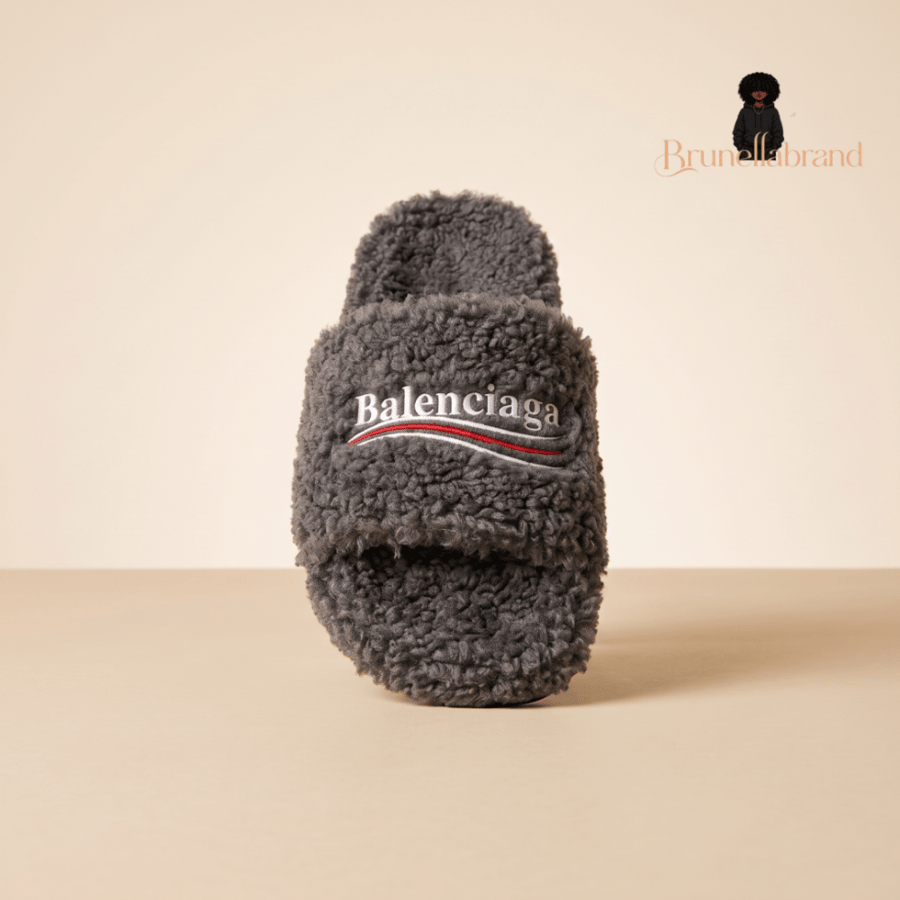 بالنسياغا شبشب مطرز بالفرو مادة الجزء العلوي: بوليستر